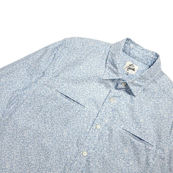 Needles Paisley L/S Button up - Baby Blue Men Japan Rare - Picture 2 of 5